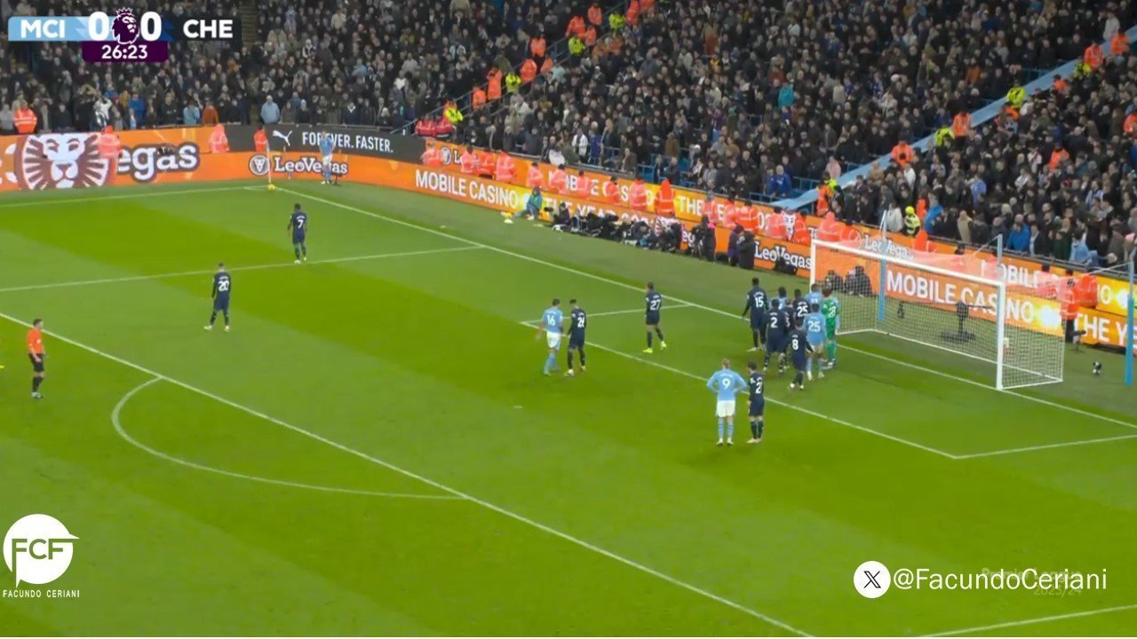 Saque de esquina ofensivo